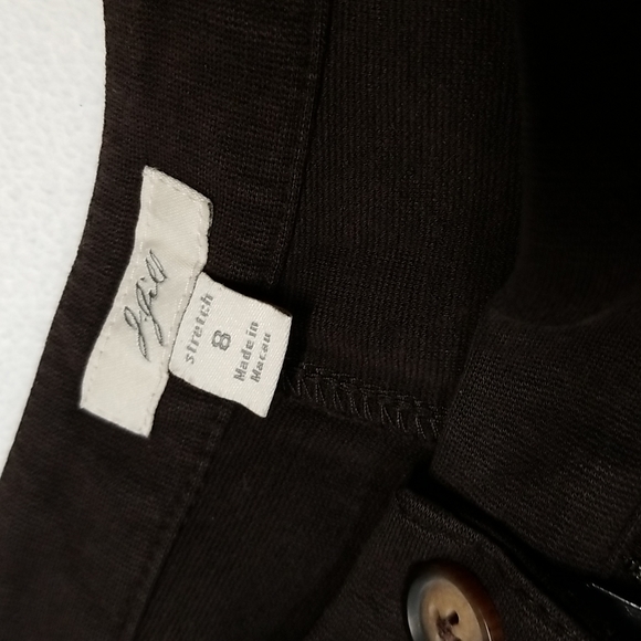 J Jill brown stretch pants sz 8 - Picture 4 of 4